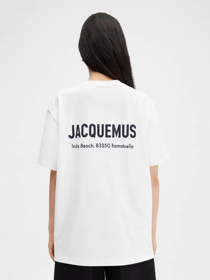 WomenMen Tshirts JACQUEMUS The Saint Tropez Indie Beach Address Tshirt Saint Tropez Indie WomenMen Tshirts JACQUEMUS The Saint Tropez Indie Beach Address Tshirt Saint Tropez Indie