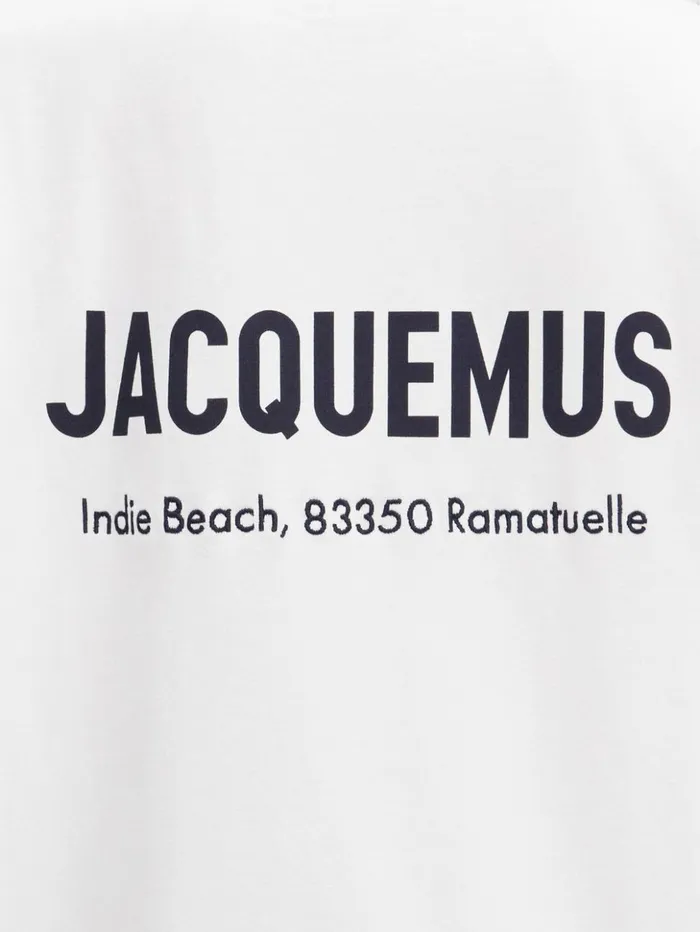 WomenMen Tshirts JACQUEMUS The Saint Tropez Indie Beach Address Tshirt Saint Tropez Indie WomenMen Tshirts JACQUEMUS The Saint Tropez Indie Beach Address Tshirt Saint Tropez Indie