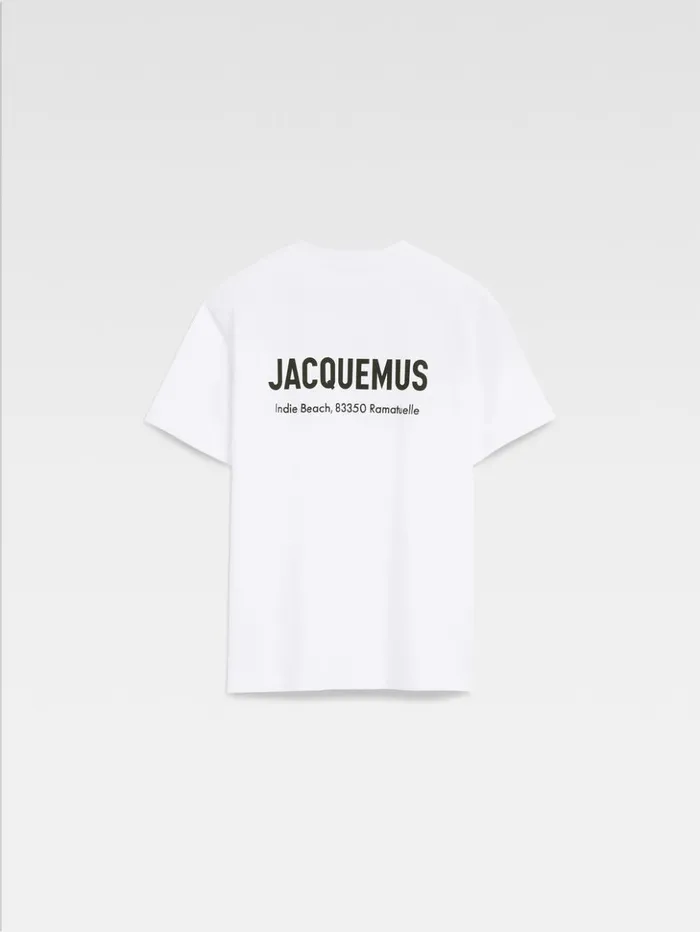 WomenMen Tshirts JACQUEMUS The Saint Tropez Indie Beach Address Tshirt Saint Tropez Indie WomenMen Tshirts JACQUEMUS The Saint Tropez Indie Beach Address Tshirt Saint Tropez Indie