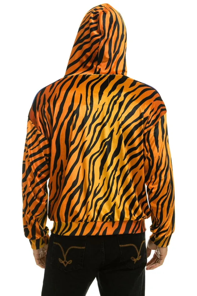 WomenMen Tops Aviator Nation CLASSIC VELVET RELAXED ZIP HOODIE 8211 TIGER WomenMen Tops Aviator Nation CLASSIC VELVET RELAXED ZIP HOODIE 8211 TIGER