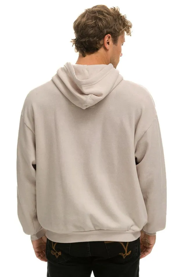 WomenMen Tops Aviator Nation LOGO PULLOVER RELAXED HOODIE 8211 SAND WomenMen Tops Aviator Nation LOGO PULLOVER RELAXED HOODIE 8211 SAND