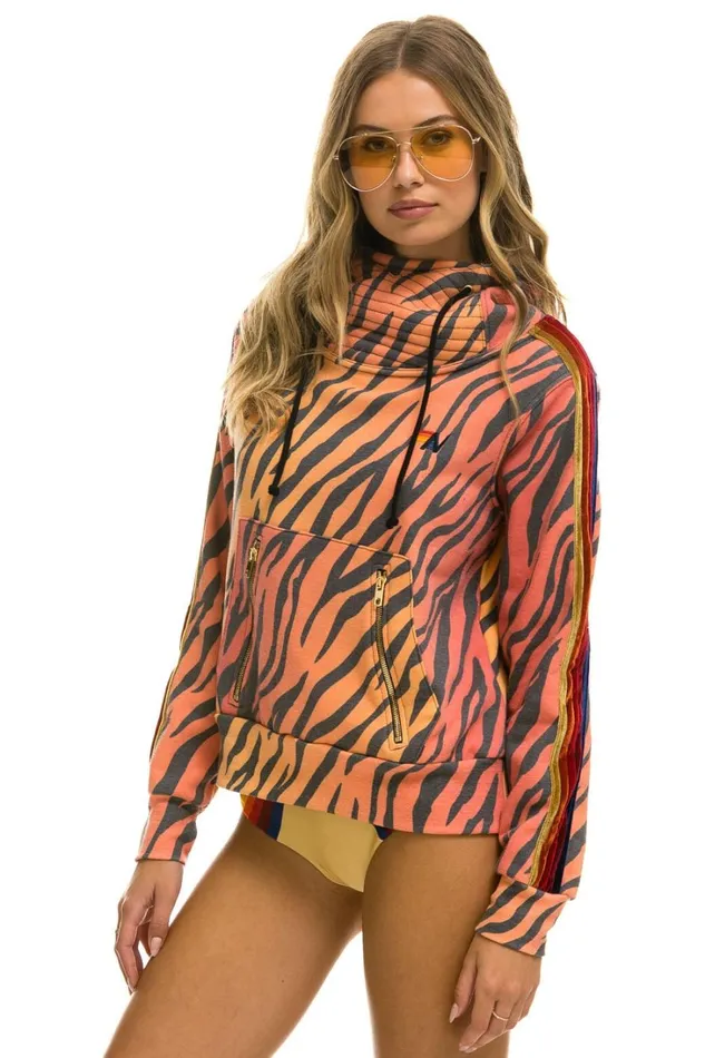 WomenMen Tops Aviator Nation NINJA PULLOVER HOODIE 8211 TIGER WomenMen Tops Aviator Nation NINJA PULLOVER HOODIE 8211 TIGER