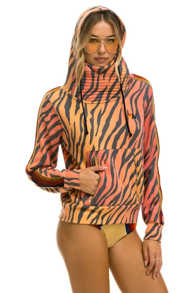 WomenMen Tops Aviator Nation NINJA PULLOVER HOODIE 8211 TIGER WomenMen Tops Aviator Nation NINJA PULLOVER HOODIE 8211 TIGER