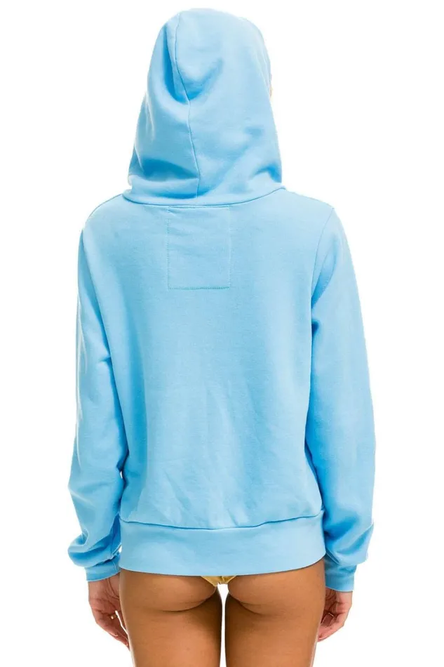WomenMen Tops Aviator Nation RAINBOW EMBROIDERY HOODIE 8211 SKY WomenMen Tops Aviator Nation RAINBOW EMBROIDERY HOODIE 8211 SKY