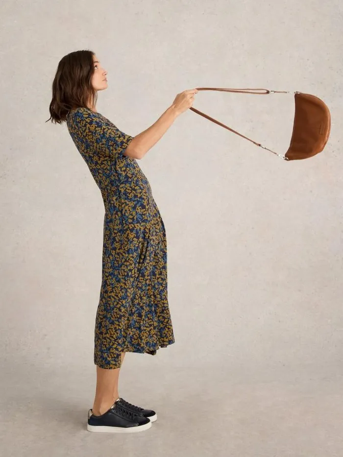 Women Millie Jersey Dress Navy Print White Stuff Dresses