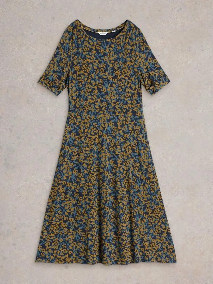 Women Millie Jersey Dress Navy Print White Stuff Dresses Women Millie Jersey Dress Navy Print White Stuff Dresses