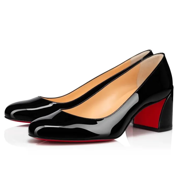Women Miss Sab 55 Mm Pumps 8211 Patent Calf Leather 8211 Black Christian Louboutin Pumps