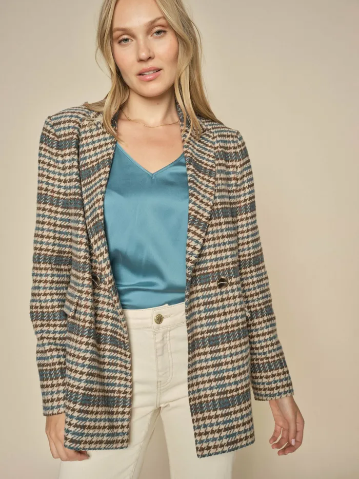 Women MMCelby Louie Blazer Storm Blue Blazers MOS MOSH Women MMCelby Louie Blazer Storm Blue Blazers MOS MOSH