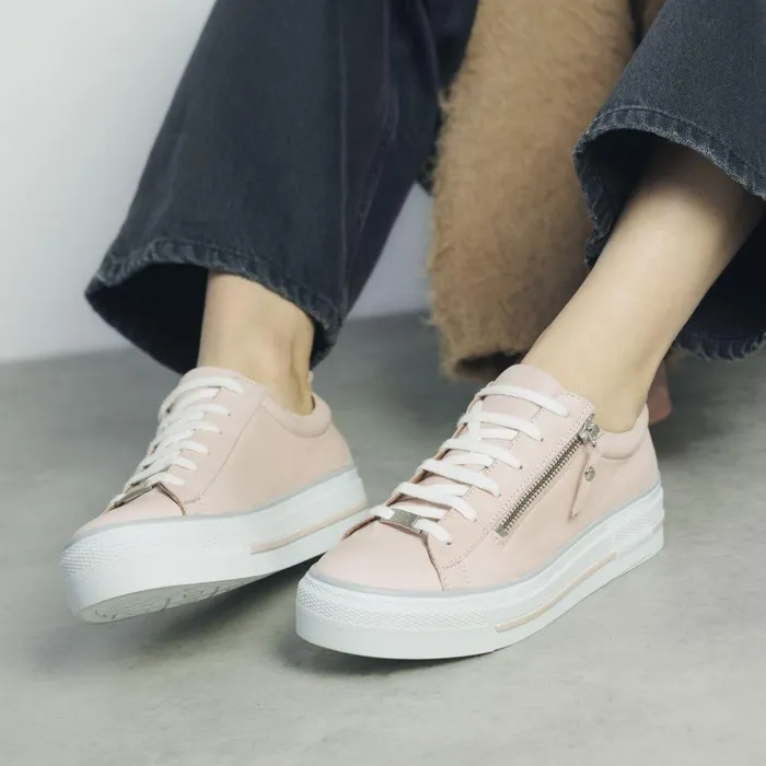Women Moda In Pelle Casual Trainers Filician Cameo Leather