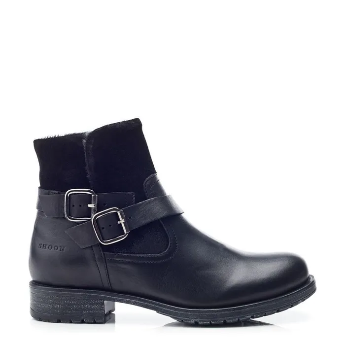Women Moda In Pelle Chelsea Boots Shoon Sh Oakridge Black Leather