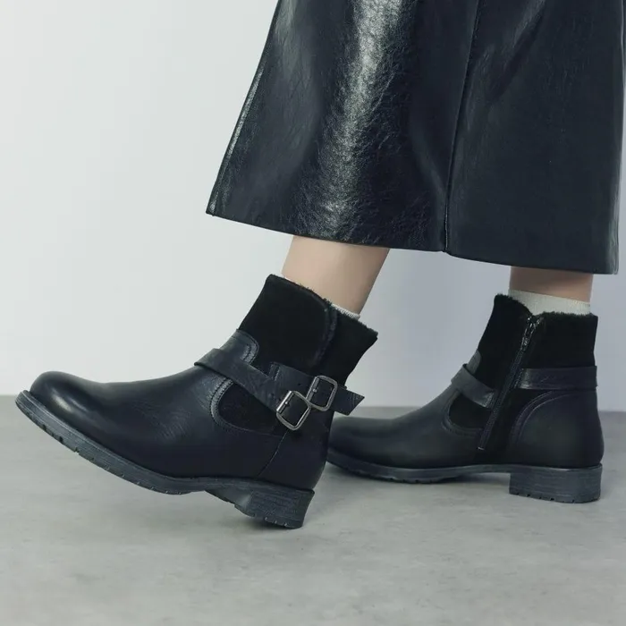 Women Moda In Pelle Chelsea Boots Shoon Sh Oakridge Black Leather