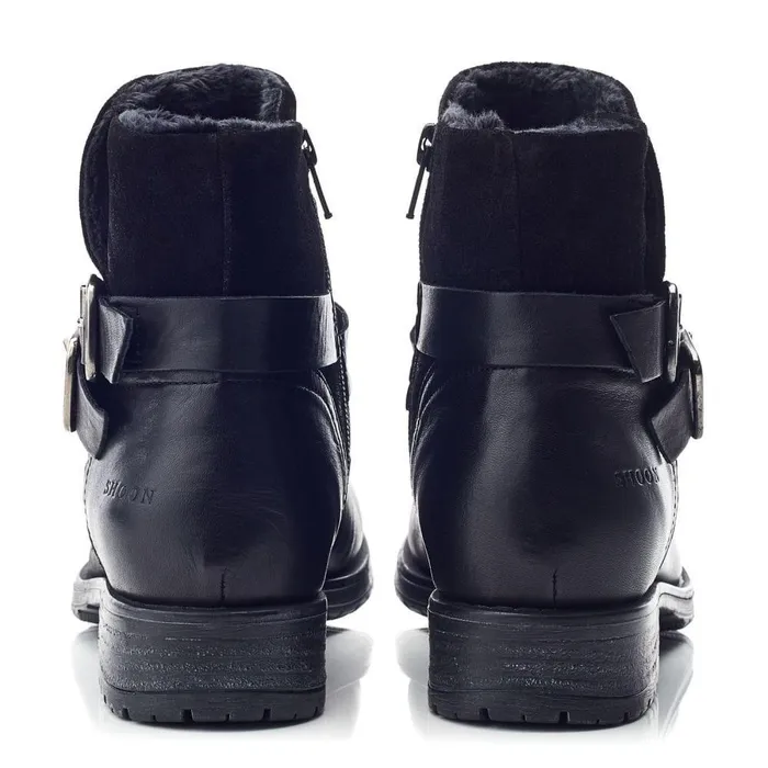 Women Moda In Pelle Chelsea Boots Shoon Sh Oakridge Black Leather