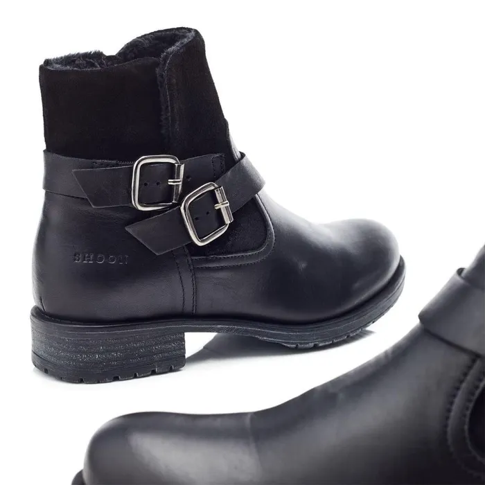 Women Moda In Pelle Chelsea Boots Shoon Sh Oakridge Black Leather