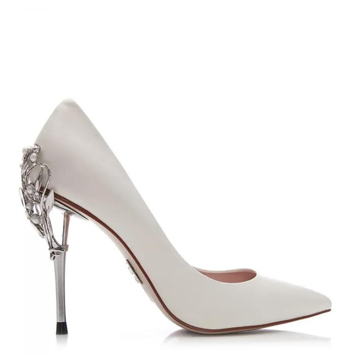 Women Moda In Pelle Court Shoes Illari Ivory Leather