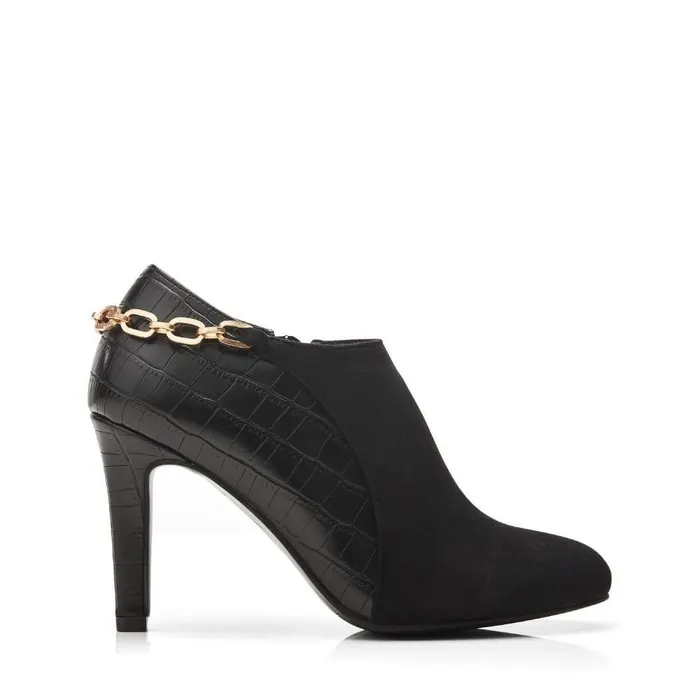 Women Moda In Pelle Court Shoes Kaiyana Black Alcantara
