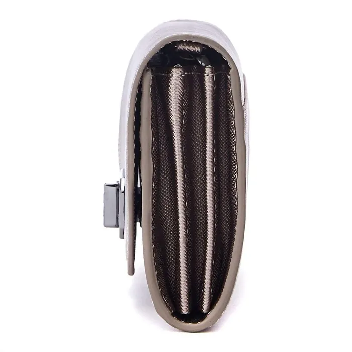 Women Moda In Pelle Crossbody Bags Boston Bag Pewter Porvair