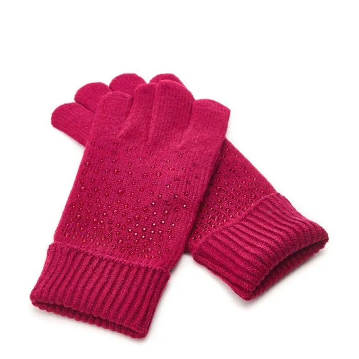 Women Moda In Pelle Gloves Praticioglove Pink Textile Women Moda In Pelle Gloves Praticioglove Pink Textile