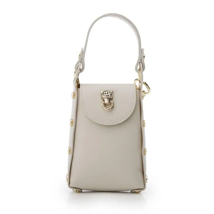 Women Moda In Pelle Leather Bags Joie Bag Off White Leather