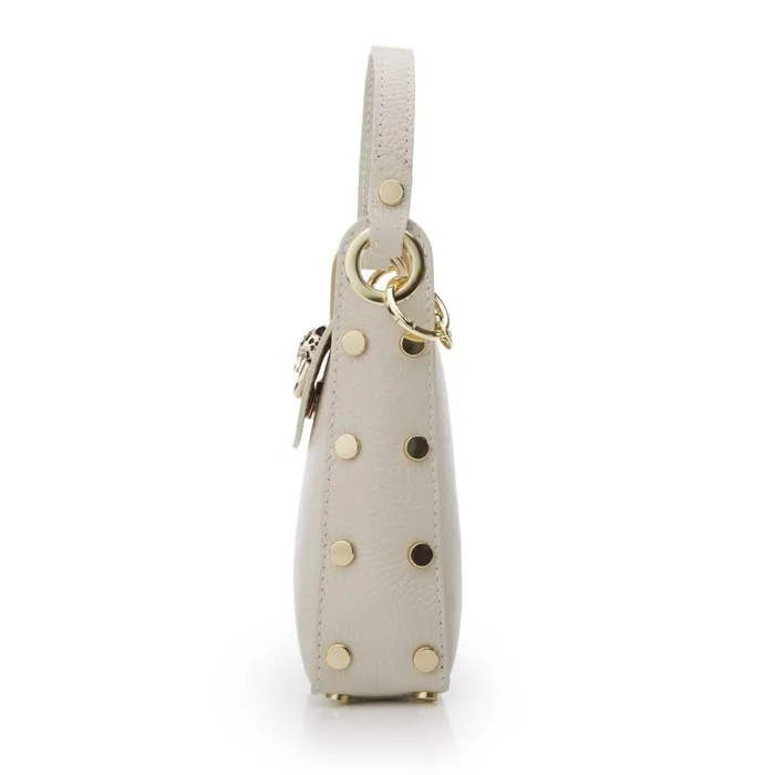 Women Moda In Pelle Leather Bags Joie Bag Off White Leather