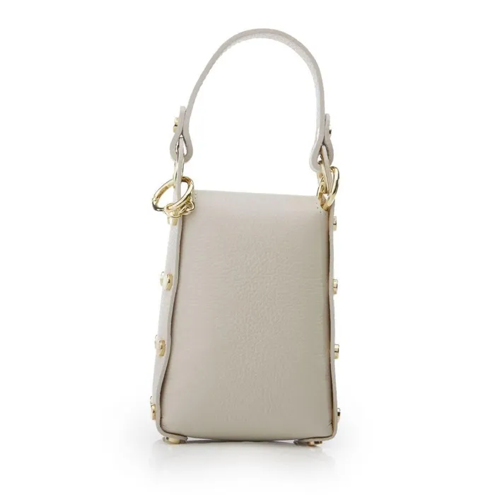 Women Moda In Pelle Leather Bags Joie Bag Off White Leather