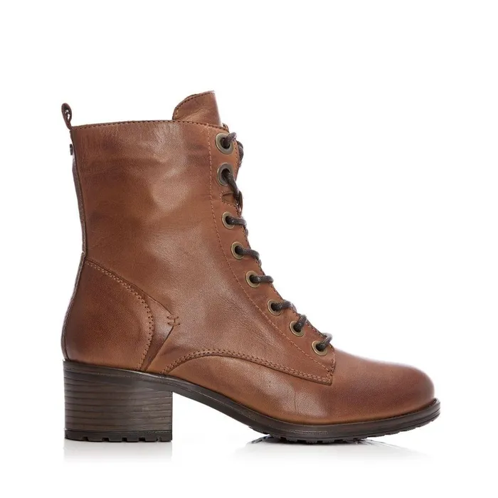 Women Moda In Pelle MidCalf Boots Bezzie Tan Leather