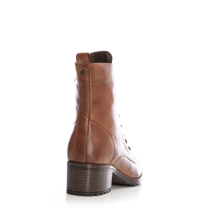 Women Moda In Pelle MidCalf Boots Bezzie Tan Leather