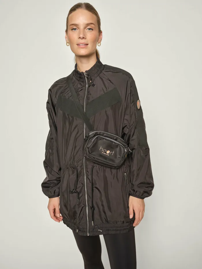 Women MOS MOSH MMSelena Long Jacket Black HEART Sport
