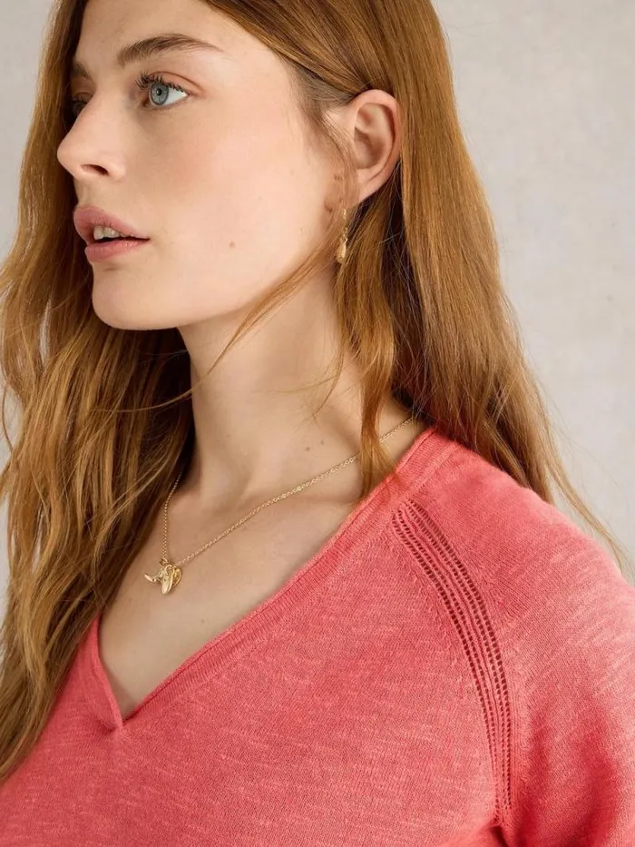 Women NARIA JUMPER Dusty Pink White Stuff Knitwear