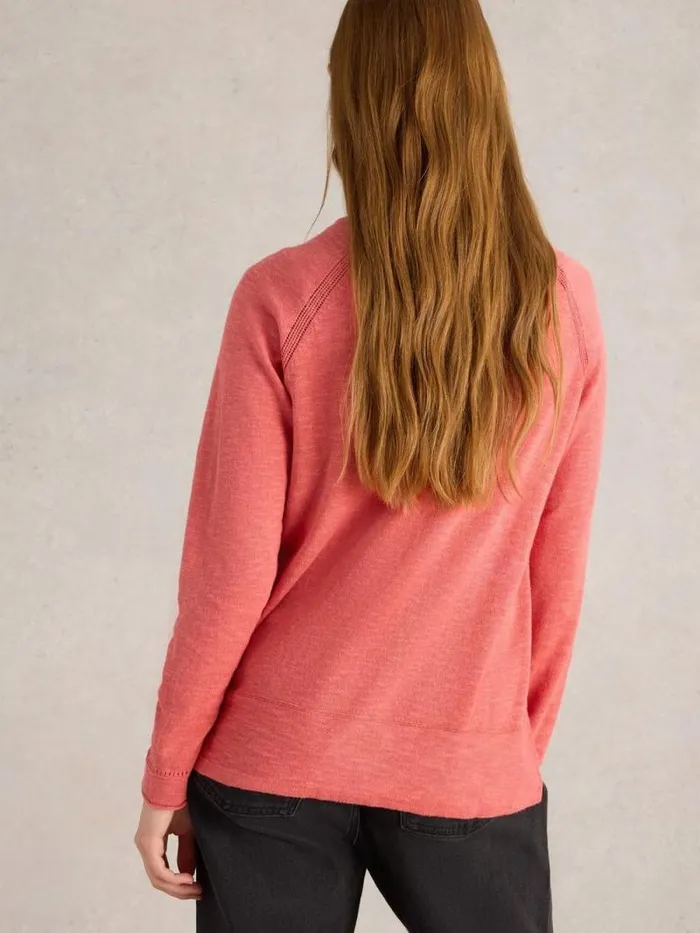 Women NARIA JUMPER Dusty Pink White Stuff Knitwear