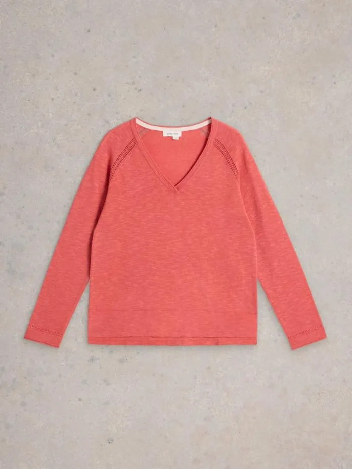 Women NARIA JUMPER Dusty Pink White Stuff Knitwear