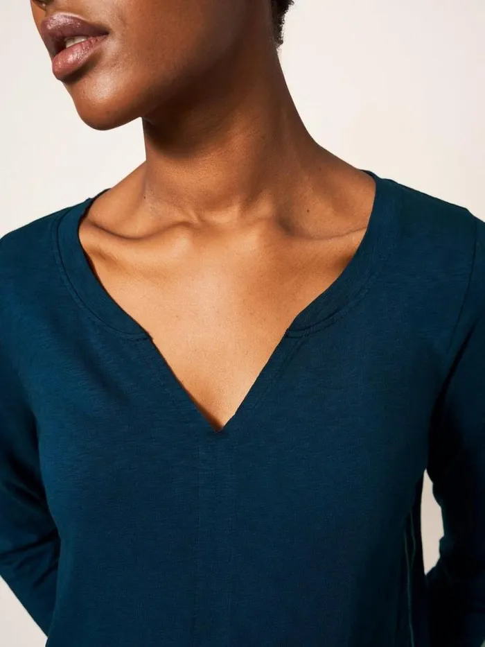 Women Nelly LS Tee Dark Navy White Stuff Tops and Tees Women Nelly LS Tee Dark Navy White Stuff Tops and Tees