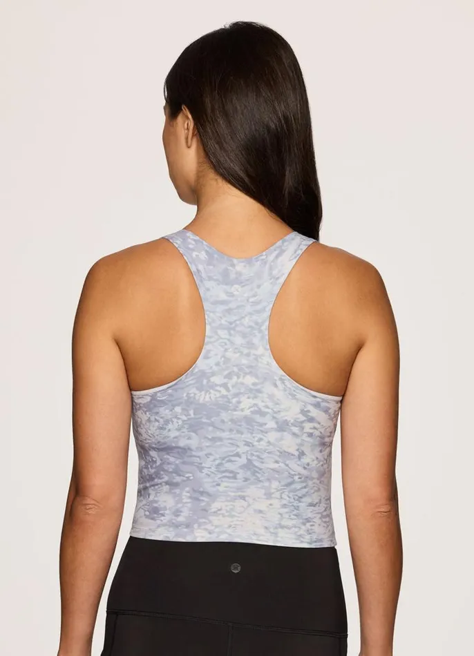 Women Ocean Ripple Super Soft Bra Tank Light Purple RBX Active Sports Bras