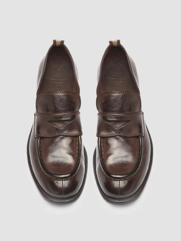 Women Officine Creative Footwear CALIXTE 020 Brown Leather Loafers Women Officine Creative Footwear CALIXTE 020 Brown Leather Loafers
