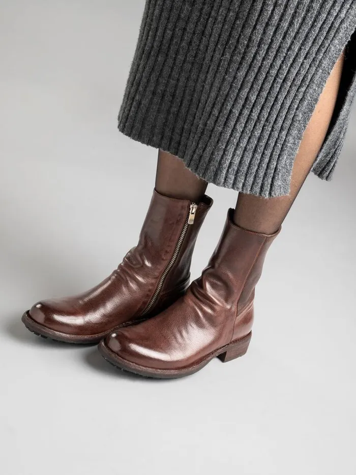 Women Officine Creative Footwear LEGRAND 203 Black Leather Ankle Boots