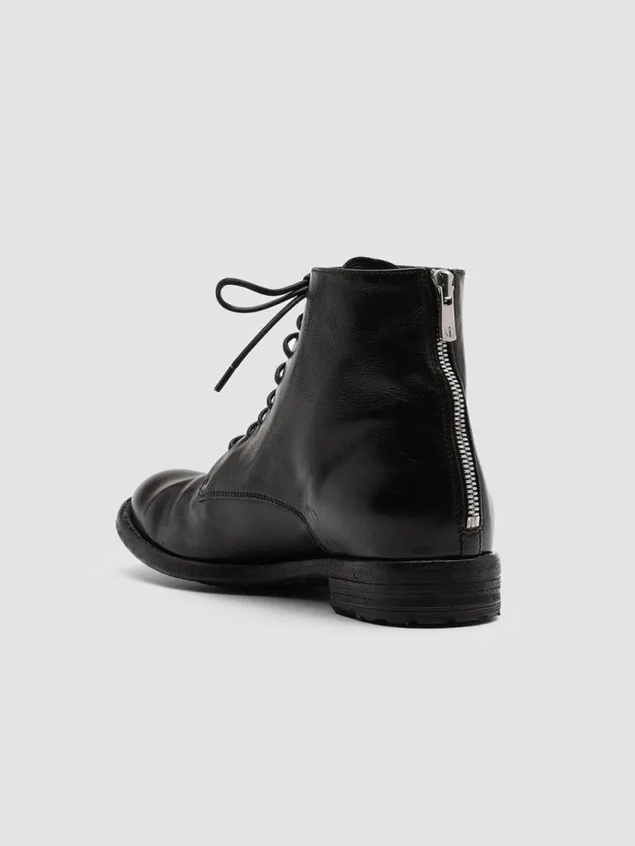 Women Officine Creative Footwear LEXIKON 123 Black Zipped Leather Ankle Boots Women Officine Creative Footwear LEXIKON 123 Black Zipped Leather Ankle Boots