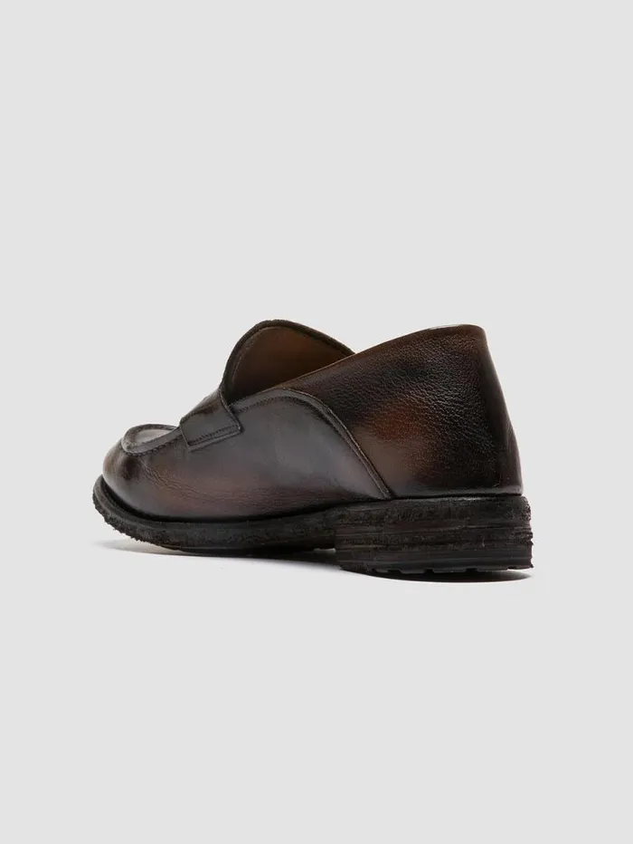 Women Officine Creative Footwear LEXIKON 140 Coffe Leather Penny Loafers