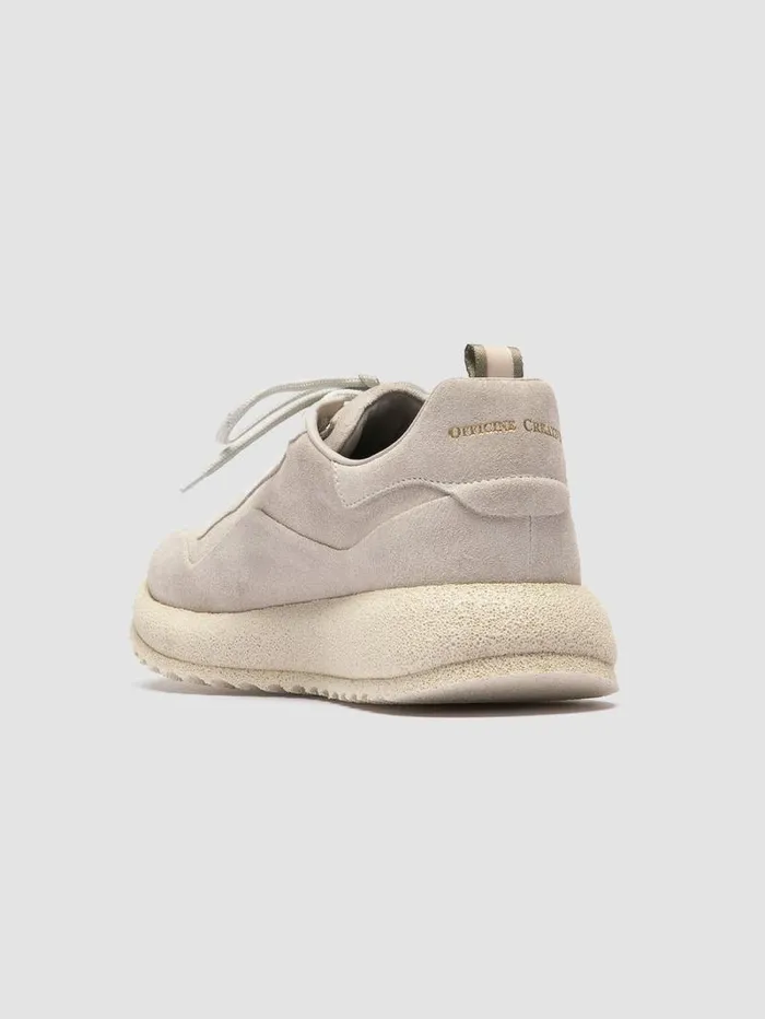 Women Officine Creative Footwear RACE RUBREX 103 Taupe Suede Low Top Sneakers Women Officine Creative Footwear RACE RUBREX 103 Taupe Suede Low Top Sneakers