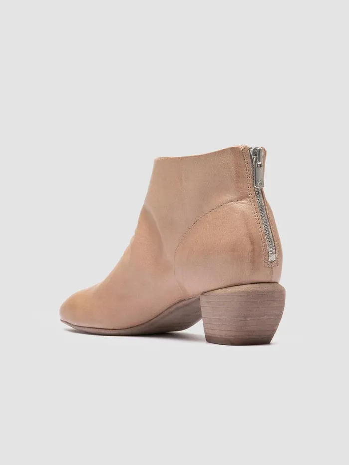 Women Officine Creative Footwear SALLY 001 Ivory Leather Booties