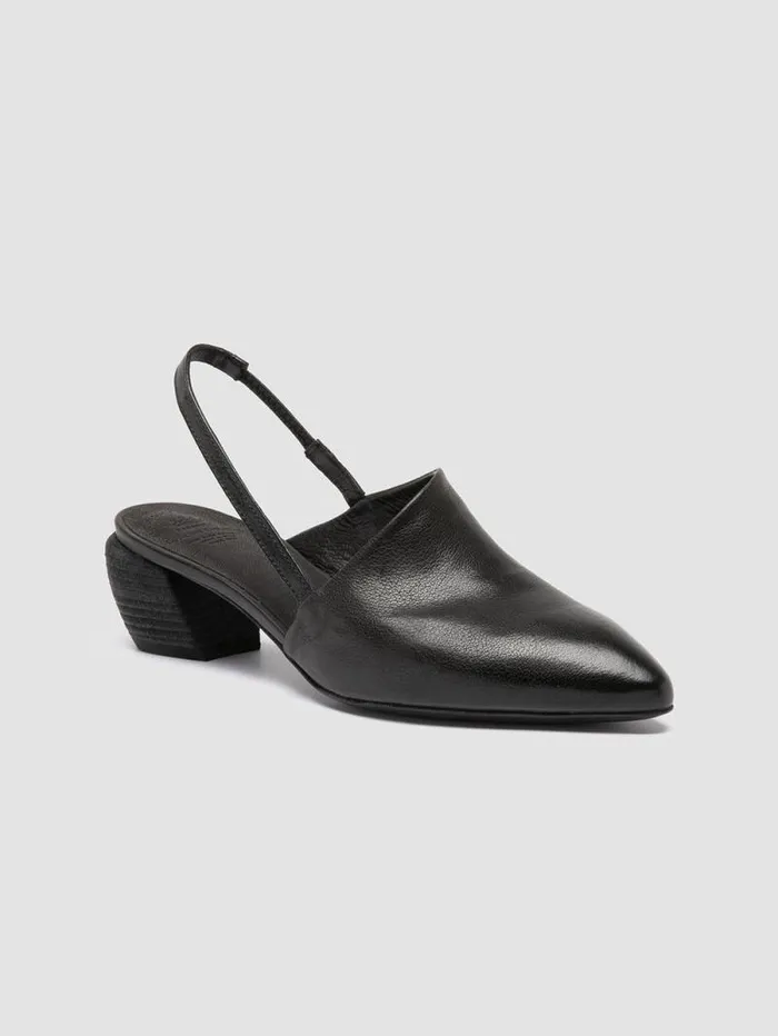 Women Officine Creative Footwear SALLY 029 Black Slingback Sandals Women Officine Creative Footwear SALLY 029 Black Slingback Sandals