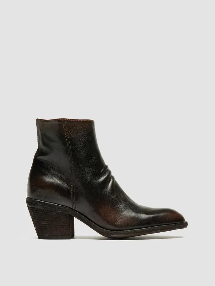 Women Officine Creative Footwear SYDNE 008 Brown Leather Boots