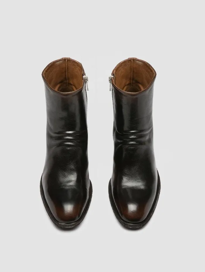 Women Officine Creative Footwear SYDNE 008 Brown Leather Boots