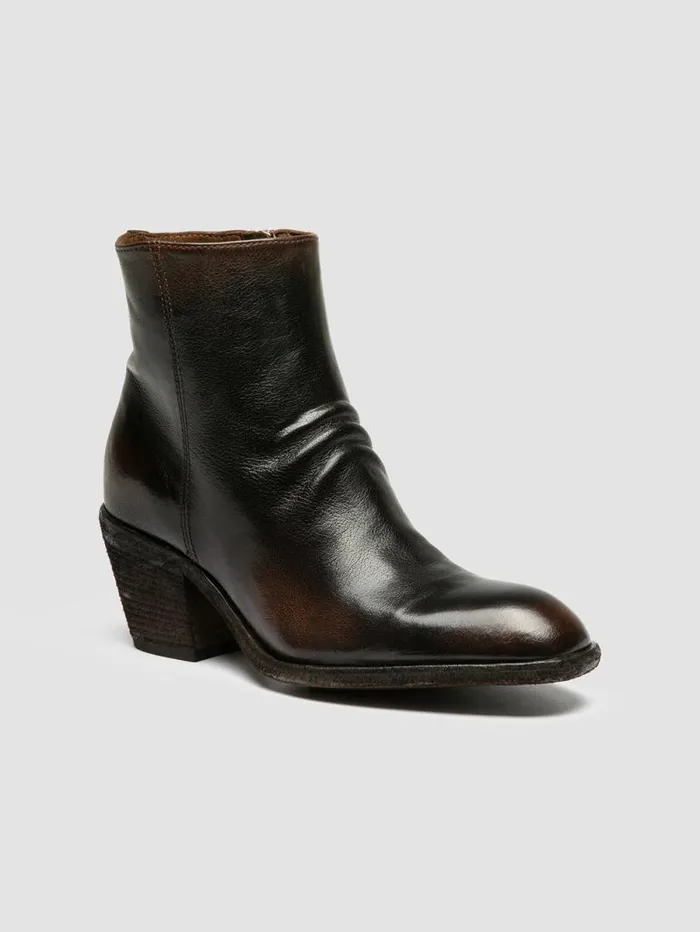 Women Officine Creative Footwear SYDNE 008 Brown Leather Boots