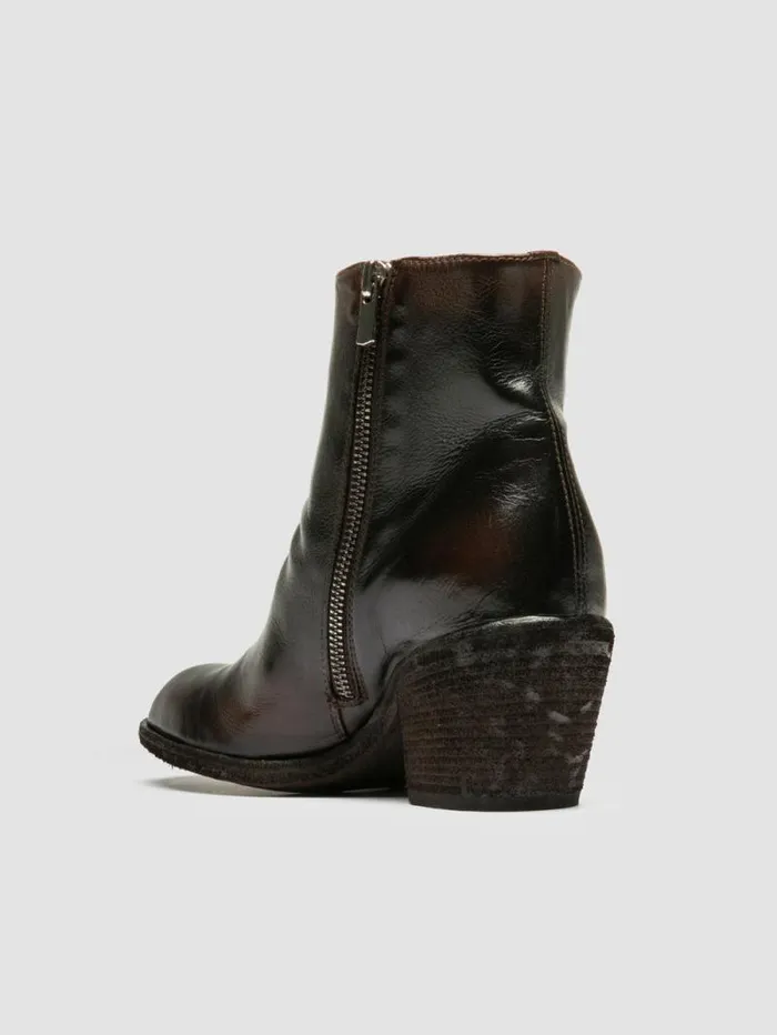 Women Officine Creative Footwear SYDNE 008 Brown Leather Boots