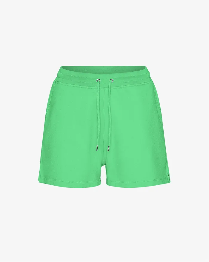 Women Organic Sweatshorts 8211 Spring Green Women Shorts Colorfulstandard