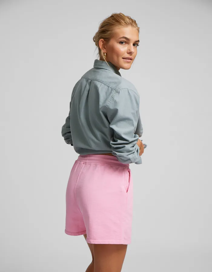 Women Organic Sweatshorts 8211 Spring Green Women Shorts Colorfulstandard