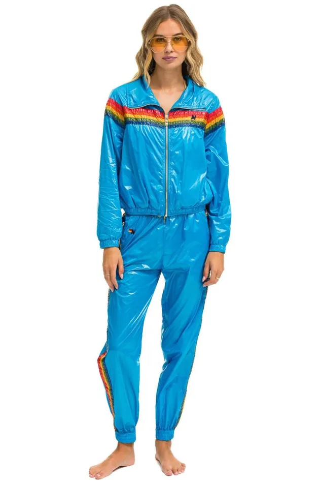 Women Outerwear Aviator Nation 5 STRIPE WINDBREAKER 8211 DRESDEN