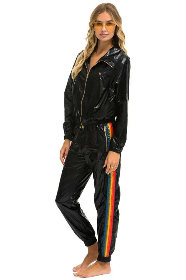 Women Outerwear Aviator Nation BASIC WINDBREAKER 8211 BLACK