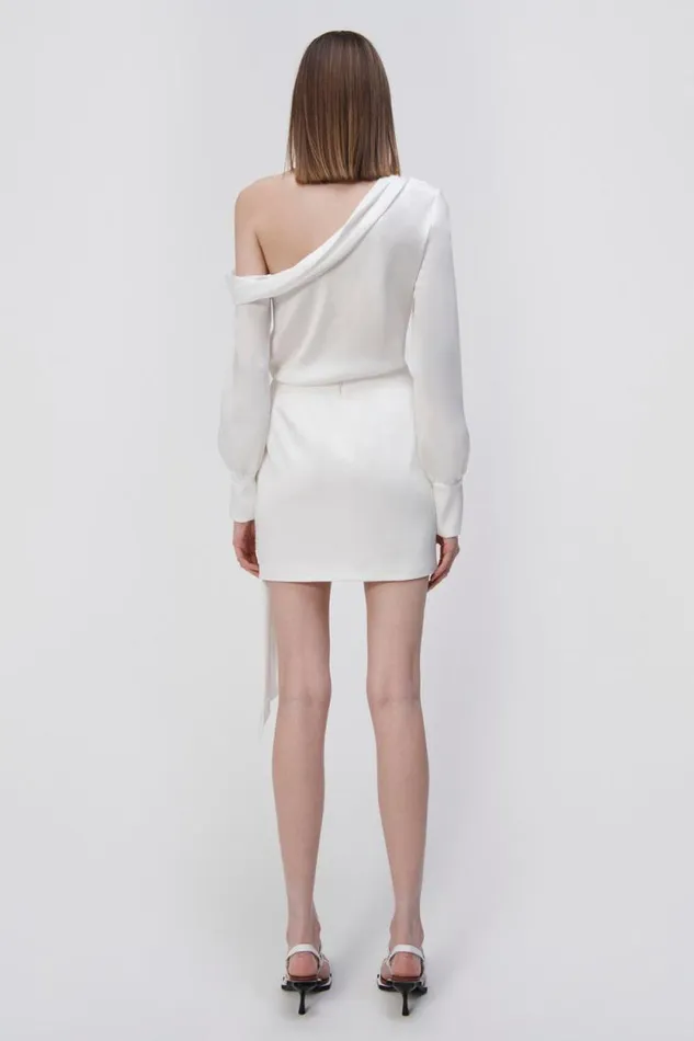 Women Pants and Bottoms Jonathan Simkhai Mae Draped Satin Mini Skirt EXCLUSIVE Women Pants and Bottoms Jonathan Simkhai Mae Draped Satin Mini Skirt EXCLUSIVE