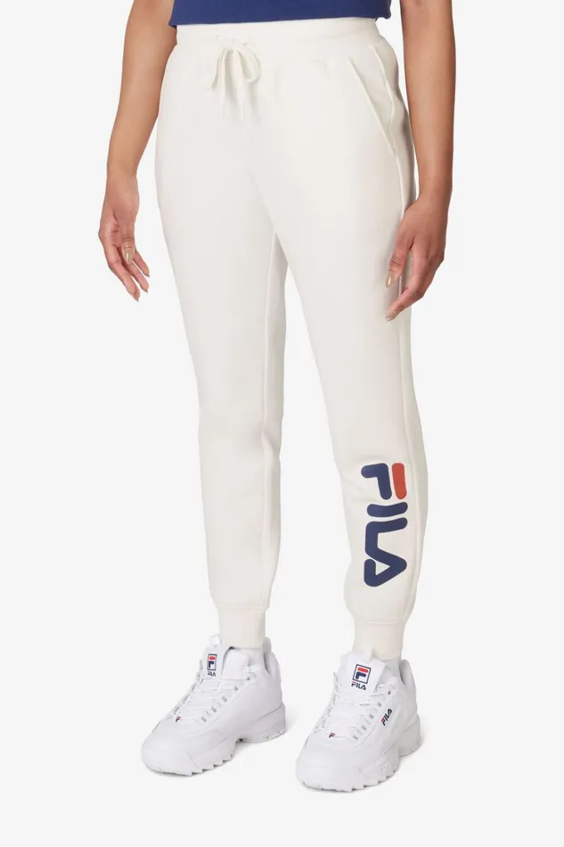Women Pants and Shorts Fila Classic Fila Logo Jogger 920 Gardenia