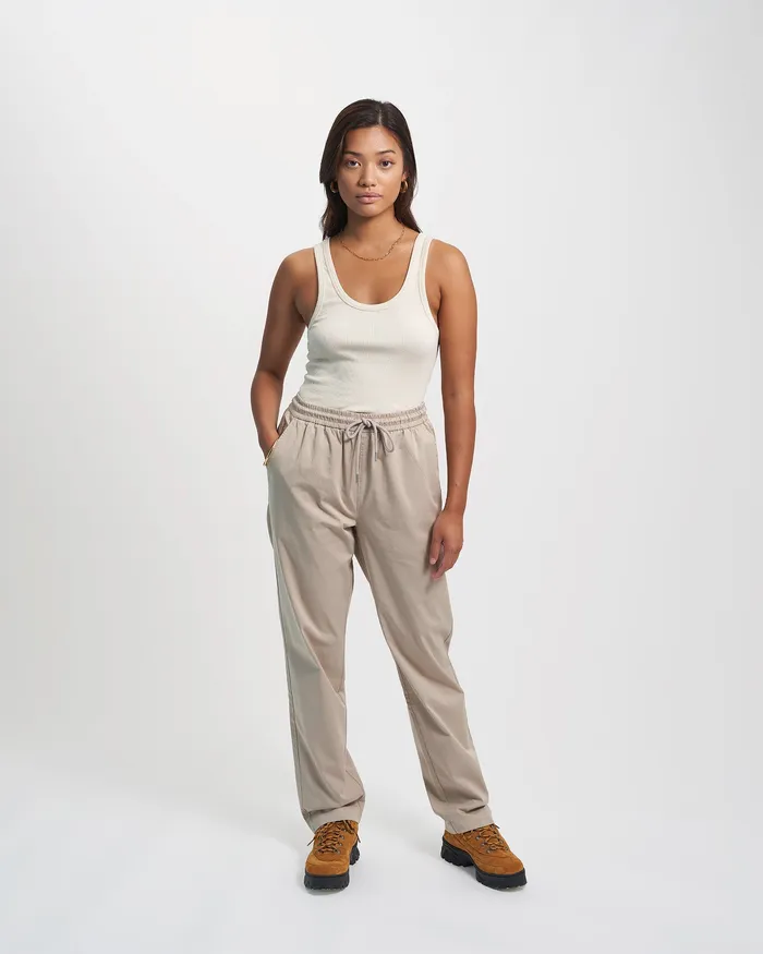 Women Pants Colorfulstandard Organic Twill Pants 8211 Faded Pink